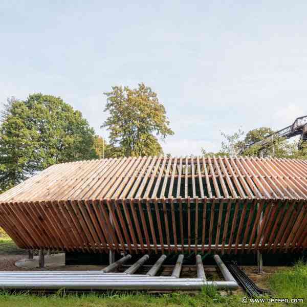Hugh Broughton Architects conceals Kew Pumping Station with larch slats
