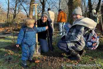 Kersverse ouders van 201 Mechelaartjes planten tweede geboortebos aan: “We vinden dit een supertof initiatief”