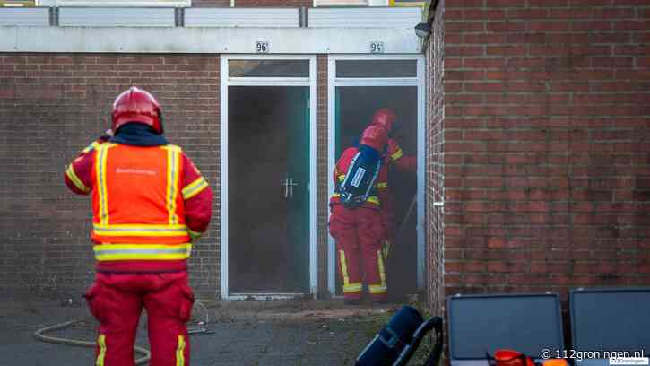 Brand uitgebroken in schuurtjes aan de A.T. Voslaan in Appingedam (update)