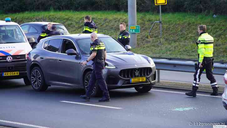 Bestuurder dure Maserati aangehouden op N46 voor gevaarlijk rijgedrag, ook hond er kort vandoor