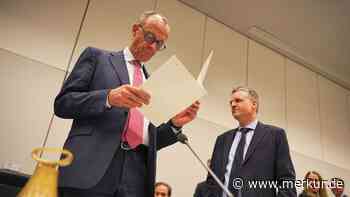 Merz stellt Programm für erste 100 Tage als Kanzler vor – drei Themen im Fokus