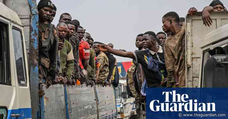 M23 rebels push south from Goma as DRC leader calls for military recruits