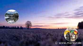 Schnee, Regen und lila Wolken: Die schönsten Wetter-Bilder aus Bayern