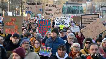 "Kein Merz ab März": Zehntausende protestieren erneut gegen Kurs der CDU