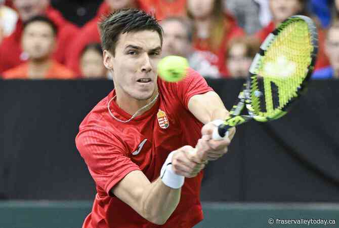 Canada’s Galarneau drops opening match, Hungary takes 1-0 lead in Davis Cup qualifier
