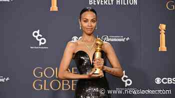 Zoe Saldaña wordt droevig van oude berichten Emilia Pérez-ster