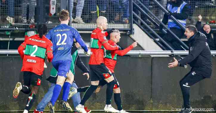 PSV geeft het in slotfase helemaal weg tegen NEC en moet genoegen nemen met punt