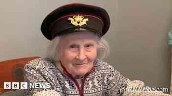 Special delivery: Postmaster takes telegram to US