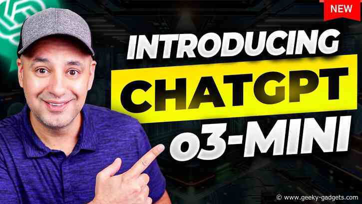 OpenAI Launches ChatGPT o3 Mini : AI Just Got Smarter