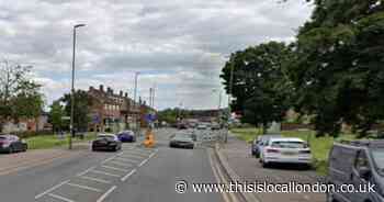 Man rushed to hospital after crash in busy Carshalton road
