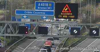 Live: Heavy M5 traffic in Bristol following crash