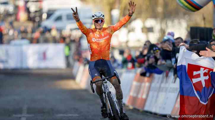 Mathieu van der Poel pakt zevende wereldtitel veldrijden en evenaart record