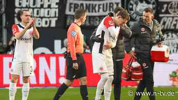 Sorgen um DFB-Verteidiger Koch: Eintracht rettet nach Slapstick-Tor und Verletzung bitteren Punkt