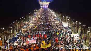 200.000 demonstranten in Duitsland protesteren tegen samenwerking CDU met AfD
