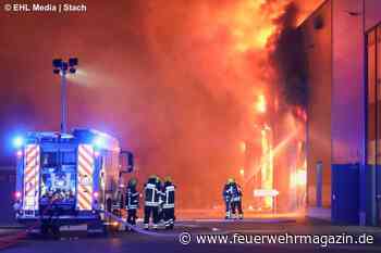 Millionenschaden bei Brand einer Flugzeug-Wartungshalle