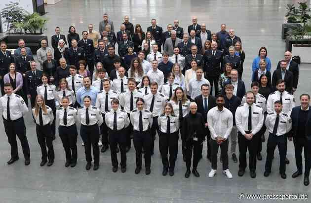 POL-OF: 62 Neuzugänge im Polizeipräsidium Südosthessen begrüßt