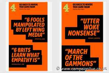 OOH owners reject ads for Channel 4’s Go Back to Where You Came From