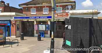 Man in hospital after being hit by train in Burnt Oak