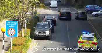 WATCH: High-speed police chase sees driver nearly hit elderly pedestrian