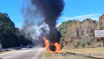 Alert over popular type of vape after device EXPLODES and leaves woman's car in flames - she's scarred for life