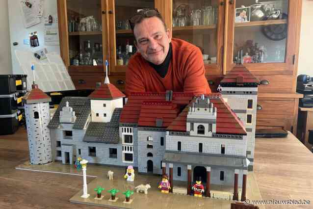 Philip (60) bouwt kasteel van Westmalle na met legoblokjes: “Over drie maanden breek ik het af en steek ik het in de afwasmachine”