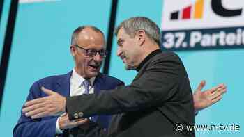 "Letzte Woche war steiler Move": Söder bringt der CDU ein bisschen Bierzelt mit