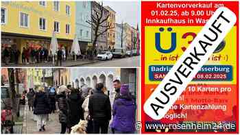 Ü30-Faschingsparty: Karten in Rekordzeit weg - Veranstalter warnen vor Betrugsmaschen