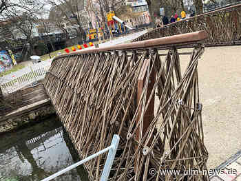 Kein Flachs: diese Woche eröffnet die Flachs-Brücke mit Bio-Harz über die Kleine Blau in Ulm