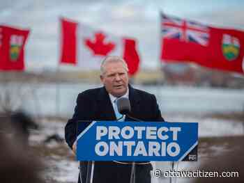 Doug Ford under fire for campaigning while fighting Trump tariffs