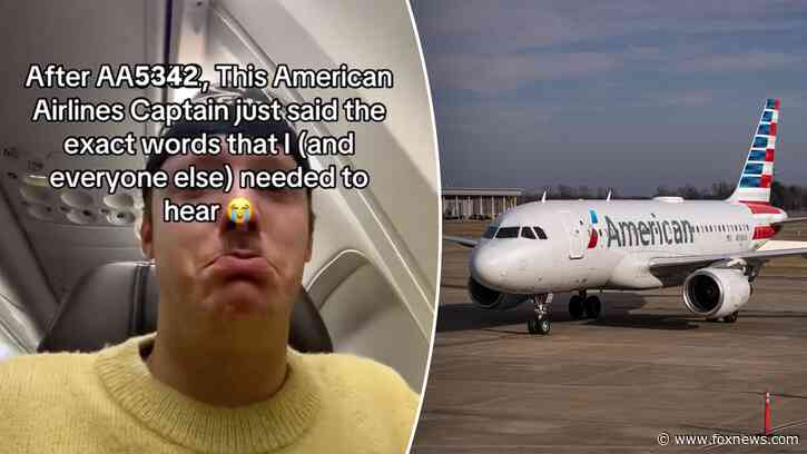 DC plane crash prompts airline pilot's heartfelt announcement to passengers before takeoff