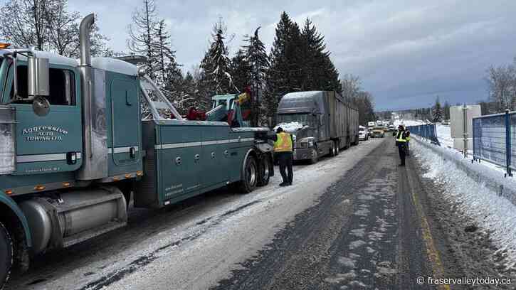 Update: Eastbound Hwy. 1 through Langley flowing again, but BCHP urges motorists to delay unnecessary travel