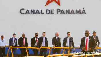 "Völlig falsch": China wehrt sich gegen Trumps Panamakanal-Vorwürfe