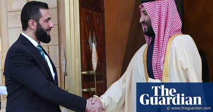Syrian leader meets Saudi crown prince for first official foreign visit