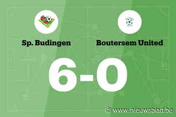 Negen opeenvolgende overwinningen voor Budingen na 6-0 tegen Boutersem United B