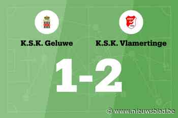 SK Vlamertinge wint uit van SK Geluwe