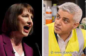 Rachel Reeves not 'petty' enough to punish TfL because I've spoken out over Heathrow, hopes Sadiq Khan