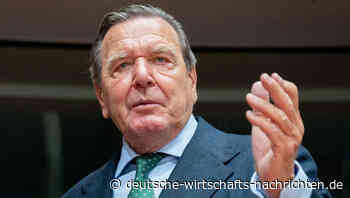 Altkanzler Schröder mit Burnout in Klinik