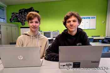Lukas en Sibe winnen nationale Green IT-challenge van De Lijn