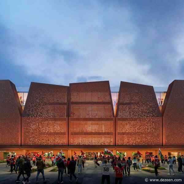 Populous unveils Wrexham AFC stand that will "emerge organically from the ground"