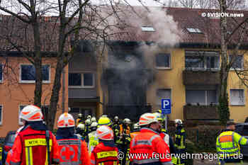 Wohnungsbrand im Mehrfamilienhaus