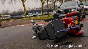 Man op scootmobiel gewond na aanrijding op het fietspad