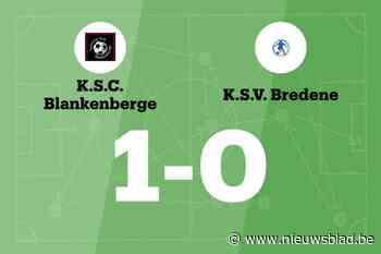 SV Bredene B verliest met één doelpunt verschil van SC Blankenberge B