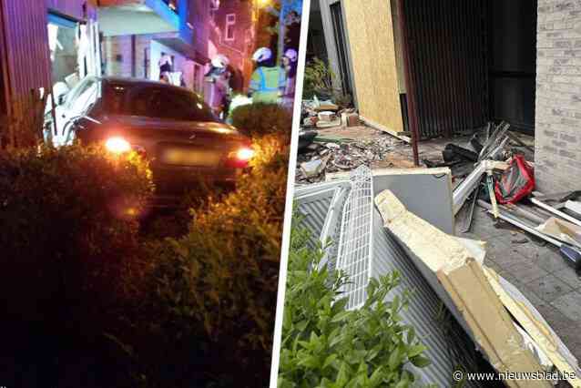 Dronken wegpiraat (20) krijgt  rijverbod na wilde achtervolging en crash tegen appartementsgebouw