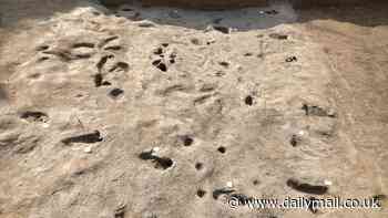 Pompeii's dark omen: Ancient footprints show people had to escape an eruption of Mount Vesuvius 1,800 years BEFORE the one that buried the famous Roman city