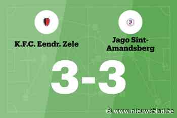 Eendracht Zele B en Jago St.-Amandsberg B delen de punten