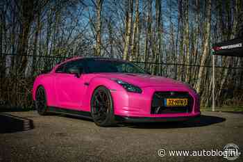 Gespot – Een roze Nissan GT-R mét glitters
