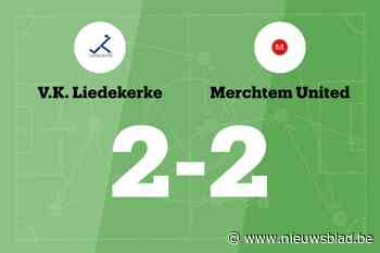 Liedekerke B en Merchtem United B delen de punten