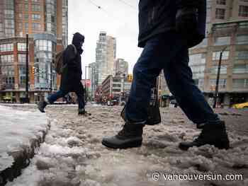 Overnight snowfall delays delivery of Vancouver Sun