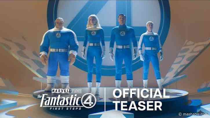 Watch: Fantastic Four: First Steps teaser: Pedro Pascal, Joseph Quinn, and company power up