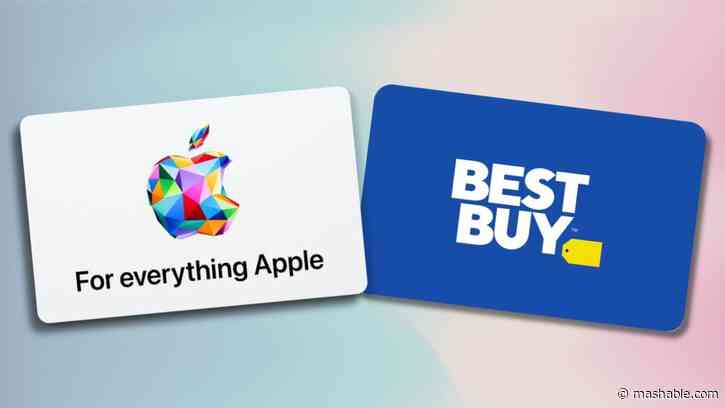 Score a free Best Buy credit after purchasing a $100 Apple gift card